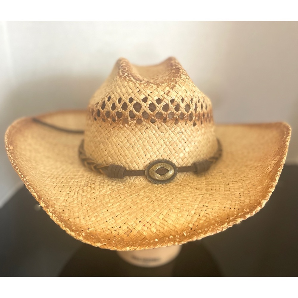 Stetson Big River Straw Raffia Hat Men’s Size Large